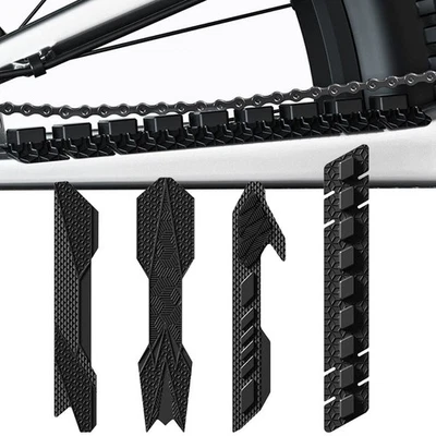Frame Stickers Black Chain Protector Chainstay Chain Stay Guard Cycling - Image 1 of 4