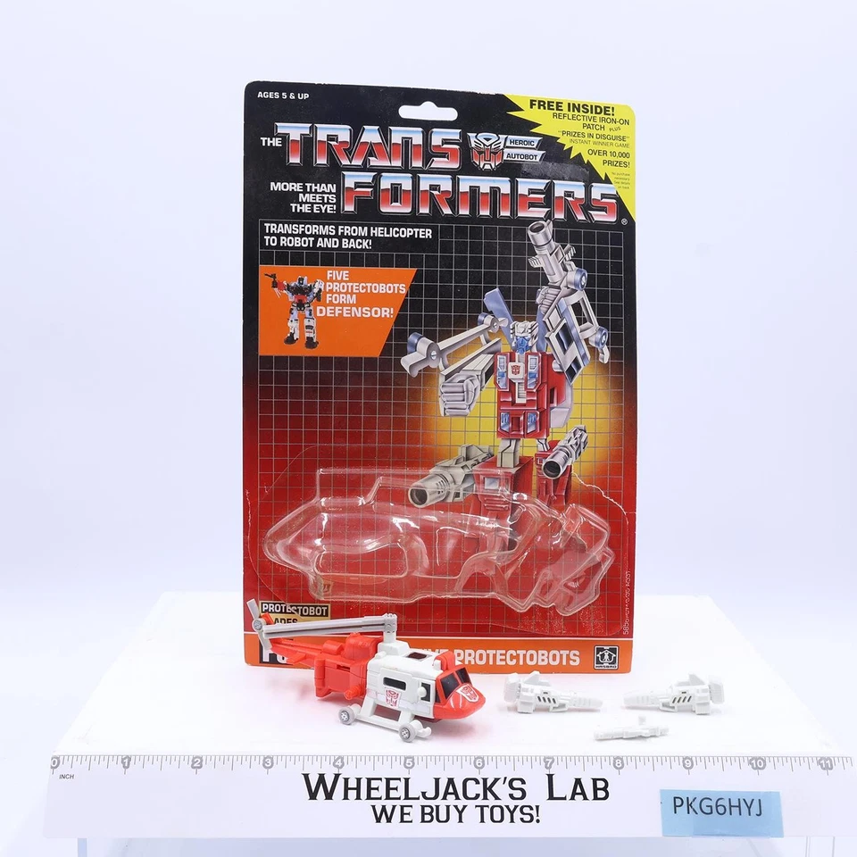 Figura de acción Blades 100 % completa con tarjetero y burbuja G1 Transformers de colección Foto 1 de 4