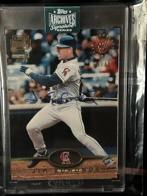 Tarjeta numerada autografiada firmada por Jim Edwonds Foto 1 de 2