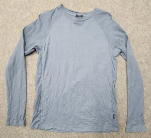 Hugo Boss Herren T-Shirt Blau Größe S Pima Baumwolle Langarm hat Mängel - Bild 1 von 7