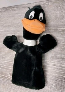 Cubierta de cabeza de golf de pato lucas marioneta de mano de felpa de colección 1990 Warner Bros - Imagen 1 de 7