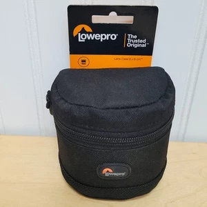Lowepro 8x6cm Camera Lens Case Soft Pouch Protectors With Belt Loop Case Strap - Picture 1 of 6