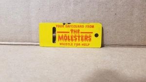 Vintage seltene The Molters Pfeife für Hilfe TIN Werbung Pfeife funktioniert, sehr guter Zustand - Bild 1 von 14