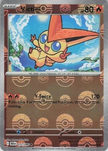 Victini (Poke Ball Pattern) Rare SV: Black Bolt 012/086 NM Holo - Picture 1 of 2