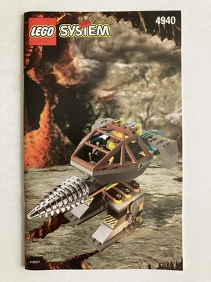 LEGO 4940 Rock Raiders Granite Grinder Manual de instrucciones Foto 1 de 2