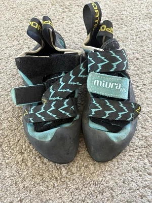 Women’s La Sportiva Mira Vs Climbing Shoes Blue And Black Size 6.5 EU 37.5 - Image 1 of 4