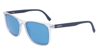 Gafas de sol LACOSTE L882S N 414 CRISTAL/AZUL MARINO 55/18/145 MASCULINO Foto 1 de 3