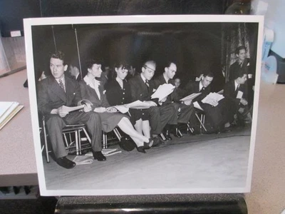 Foto de radio NBC años 40 CABALGADE Burgess Meredith Agnes Moorehead Jeanette Nolan Foto 1 de 2