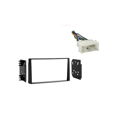 Fits Kia Optima 2006.5-2008 Double DIN Stereo Harness Radio Install Dash Kit - Image 1 of 3