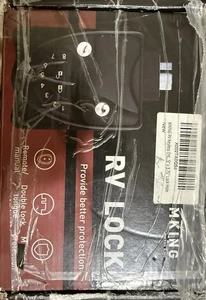 Rv Lock Keyless Entry Door Handle For Travel Trailer Camper multiple protection  - Foto 1 di 16