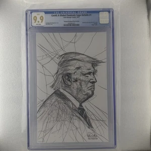COVID: A GLOBAL PANDEMIC SAGA UNFOLDS #1 WE THE PEOPLE EDITION CGC 9.9 - Picture 1 of 4