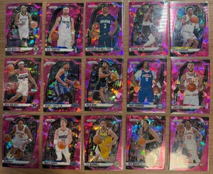 2024-25 Panini Prizm - 15 Pink Ice Prizm Cards Lot - Bild 1 von 1