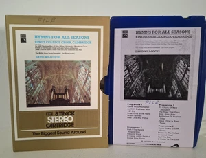 8 TRACK - HYMNS FOR ALL SEASONS - KINGS COLLEGE CHOIR - 8 TRACK CARTRIDGE - Picture 1 of 1