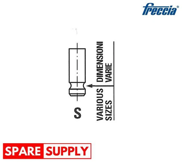 INLET VALVE FOR MAZDA FRECCIA R6415/SNT - Image 1 of 4