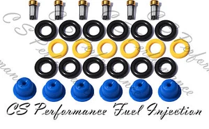 Fuel Injector Repair Service Kit Seals Filters Pintle Caps FORD 3.8 MERC CSKBO16 - Picture 1 of 1