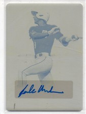 Jake Dresselhouse 2021 Leaf Perfect Game Auto Game Day Yellow Printing Plate 1/1