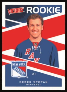 2010-11 Upper Deck Victory #318 RC Derek Stepan Rookie New York Rangers - Picture 1 of 2