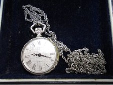 Rare !!! Silver Lebet & Fils Large 50.5mm Ottoman Pocket Watch _422