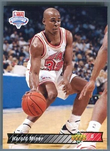 1992-93 Upper Deck Miami Heat Harold Miner #8 Rookie - Picture 1 of 2