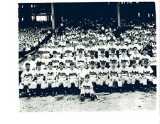 1946 CLEVELAND INDIANS 8X10 TEAM PHOTO BASEBALL HOF MLB OHIO