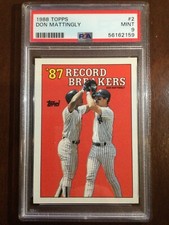 1989 Topps — Don Mattingly — Record Breaker (6 Grand Slams) — MINT PSA 9