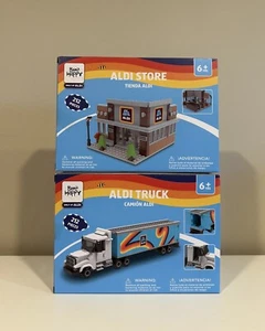 Bee Happy ALDI FINDS Building Bricks ALDI LEGO Truck & Store Set NEW 2024 READ!! - Picture 1 of 8