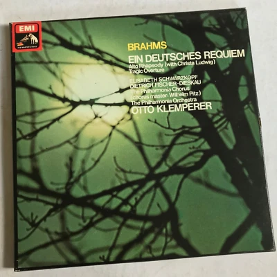 SLS 821 Brahms Ein Deutsches Requiem Schwarzkopf Fischer-Dieskau Klemperer 2LP - Image 1 of 4
