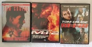Mission: Impossible, M:I-2, M:I:III, 3 DVD Movie Bundle, Tom Cruise - Bild 1 von 3
