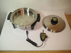 Kitchen Craft West Bend  Electric  11” Skillet w/Lid & Cord  Liquid Core