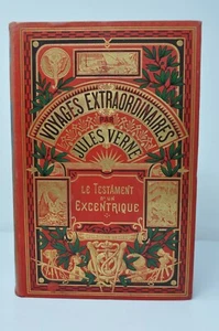 Le Testament d'un excentrique Jules Verne Hetzel 1910 Engel - Picture 1 of 12