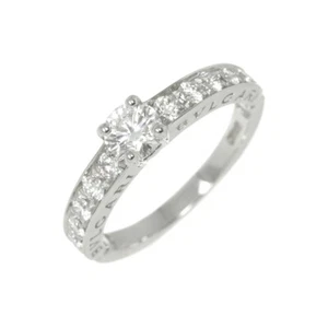 BVLGARI Diamond 0.31ct F/VVS2 Ring Platinum size3.75(US) 90274782 - Picture 1 of 11