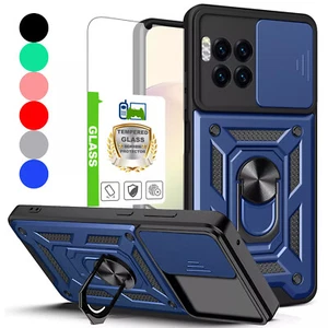 For T-mobile Revvl 7 Pro 5G Shockproof Case Cover Ring Kickstand+Tempered Glass - Picture 1 of 22