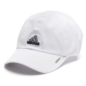 NUEVO Adidas Mujeres Adizero Relajado Pickleball Sombrero Golf/Tenis Gorra-Blanco/Negro - Imagen 1 de 2