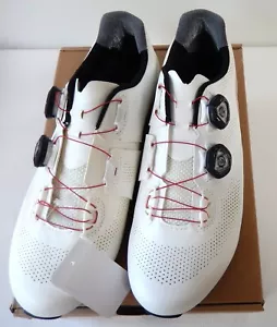 PAIRE DE CHAUSSURES GIANT SURGE TEAM HV SEMELLE CARBONE POINTURE 43 BLANC NEUVE - Photo 1 sur 5