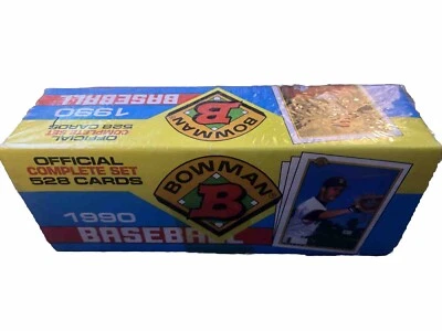 Vintage 1990 Bowman Official Complete Set-528 Baseball Trading Cards-New Sealed - Image 1 of 4