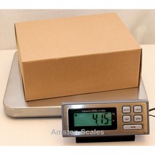 Digital Postal Postage Shipping Weighing Scale stainless steel 200 LB x 0.05 lb