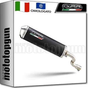 scarico omologato catalizzato nero gpr road per piaggio beverly 250 s 2007 07 - Foto 1 di 3
