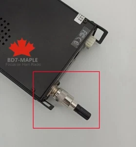 Czarny adapter złącza antenowego XIEGU G90 + długa antena przewodowa Banana Jack - Zdjęcie 1 z 4