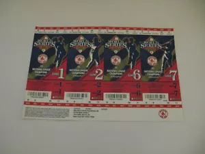 Boston Red Sox 2008 Phantom World Series Tickets Sheet - Excellent Condition - Picture 1 of 3