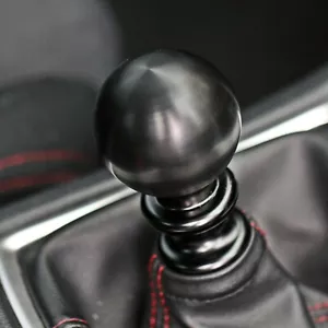 SSCO CS BLACK RAW DELRIN SPHERE 6 SPEED SHIFT KNOB FITS GR BRZ COROLLA - Picture 1 of 2