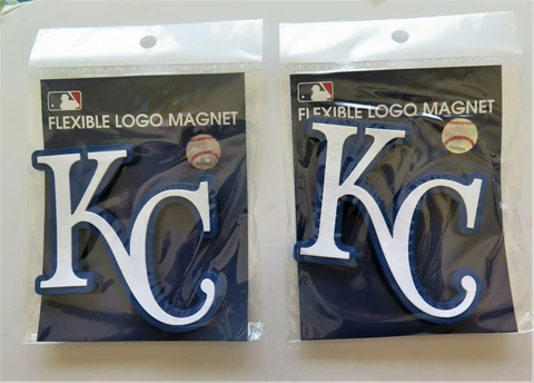 LOT OF TWO (2) KANSAS CITY ROYALS, FLEXIBLE MAGNETS FROM WINCRAFT Cover
