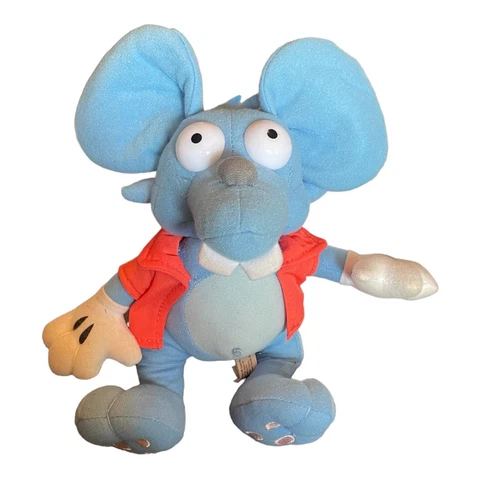 The Simpsons 11" Plush Itchy Mouse Blue Stuffed Animal Rat Toy Doll Toy Factory Cover