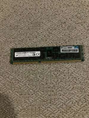 672612-081 HP 16GB (1x16GB) 2Rx4 PC3-12800R (DDR3-1600) ECC Registered Memory - Image 1 of 3