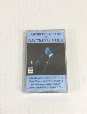 Nat King Cole: Favorite Ballads (cassette 1982) I Should Care, Stardust, Spring - Image 1 of 2