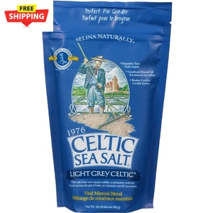 Sal Marina Gris Celta Gruesa 1 Lb No Refinada Para Especias Y Condimenti Nueva - Foto 1 di 12