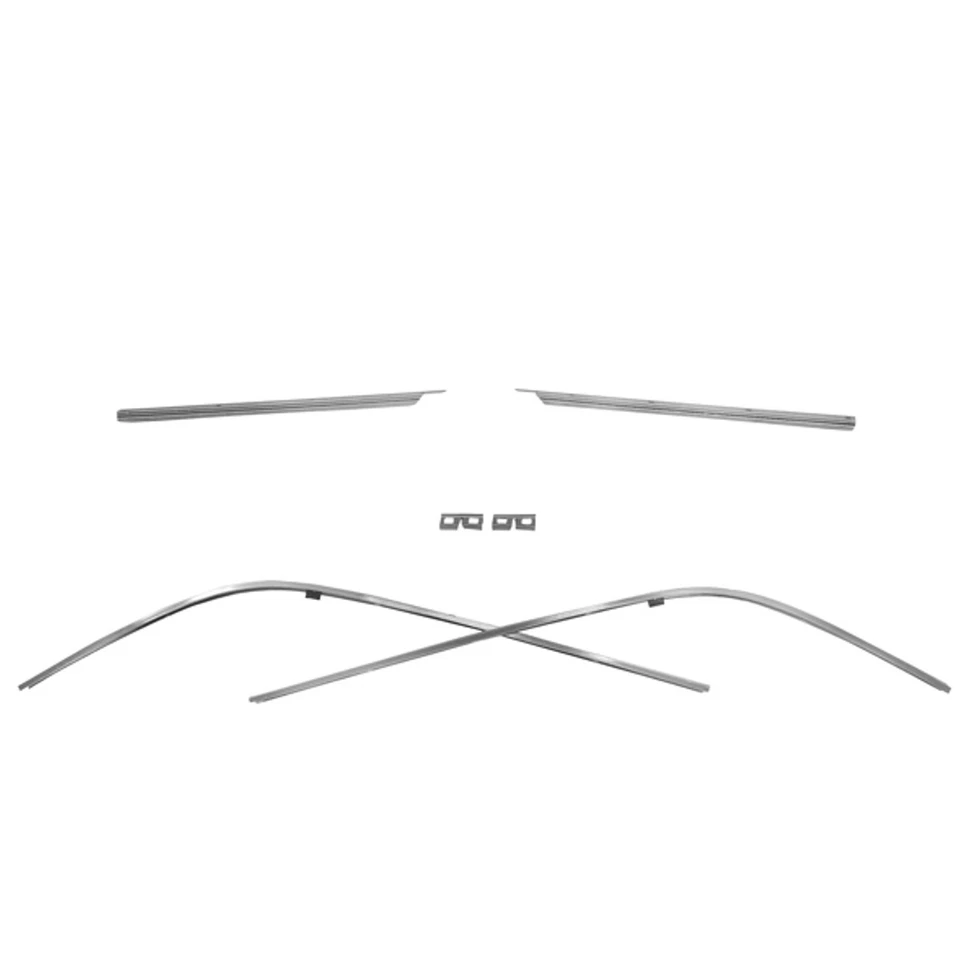 1967~1969 Chevy Camaro Pontiac Firebird Roof Rail Weather Strip Retainer 6 PCS - Image 1 of 1