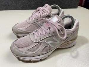 New Balance 990V4 Pink Ribbon Shoes Faded Rose / Pink B W990KM Women 8 USA