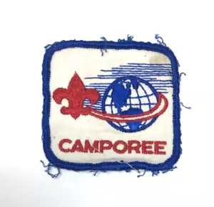 PATCH BSA Pfadfinder Camporee Planet rot weiß blau Vintage - Bild 1 von 2