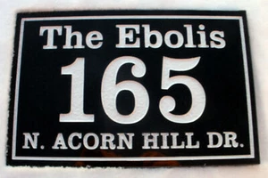 Placa de dirección de granito personalizada  - Imagen 1 de 1