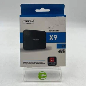 New Crucial Portable X9 portable SSD 2TB USB-B to USB-A SSD CT2000X9SSD9 - Afbeelding 1 van 3